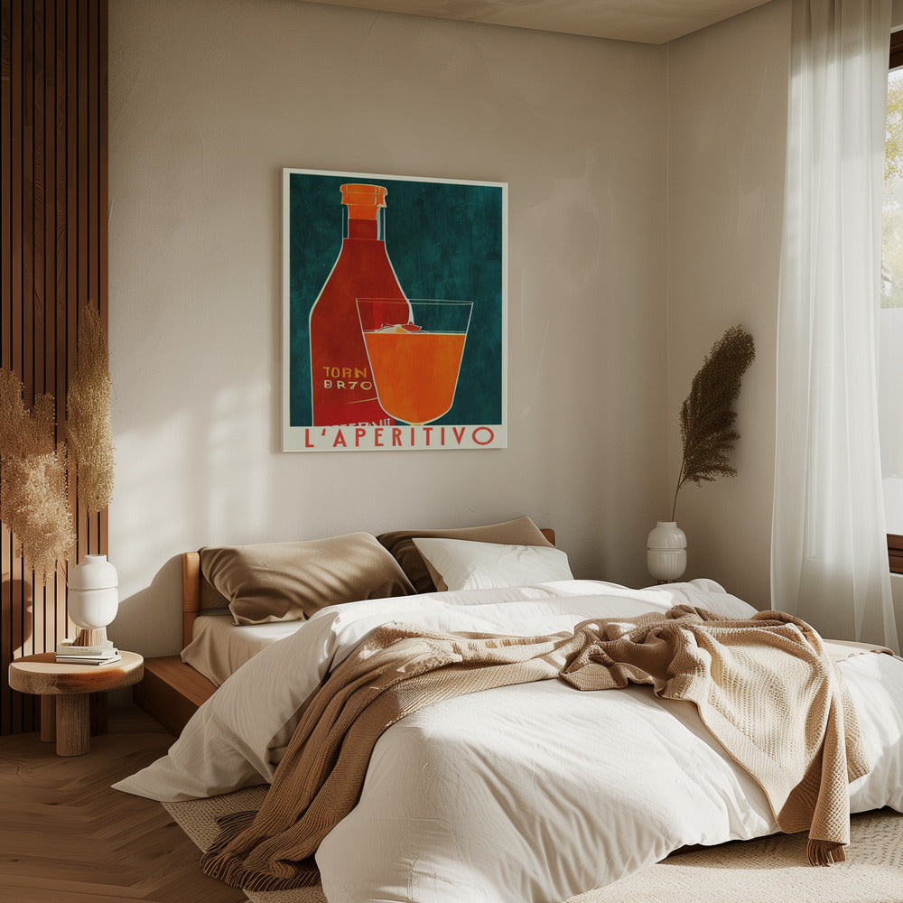 Der Aperitif | Leinwand