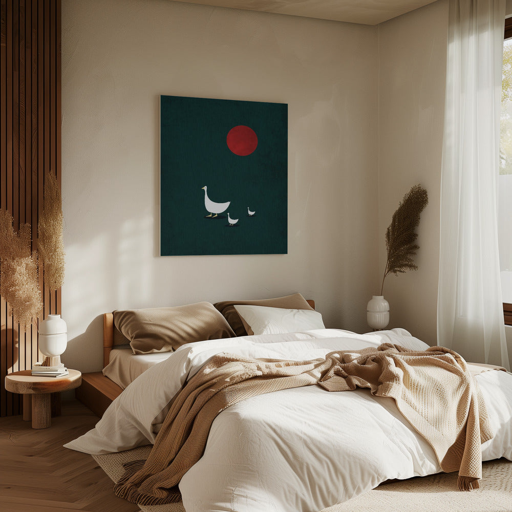 Sonnenseite des Lebens | Leinwand
