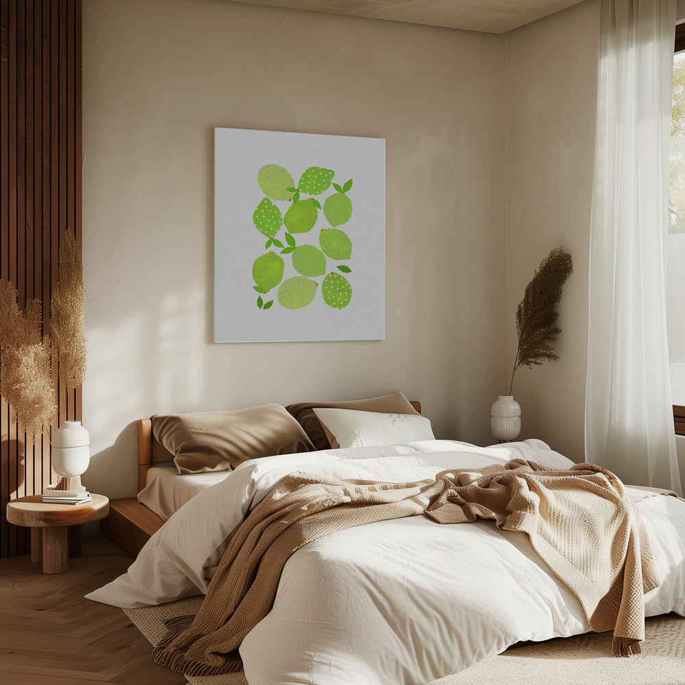 Lime Crowd | Canvas