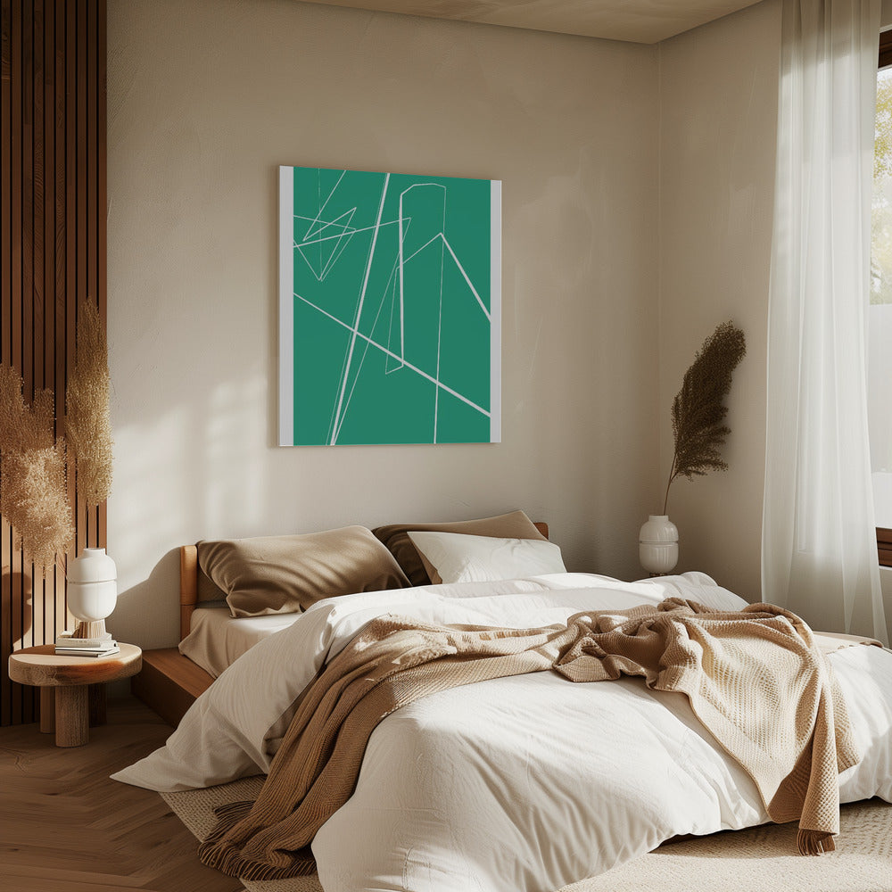 Geometrische Flucht | Leinwand