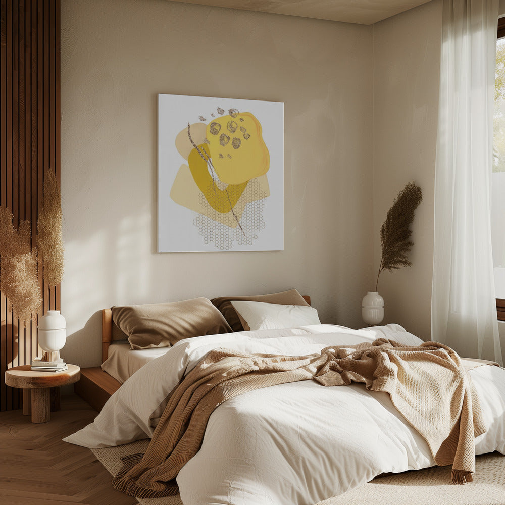 Golden moon | Canvas