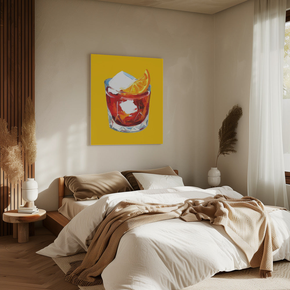 Negroni Sonnenscheingelb | Leinwand