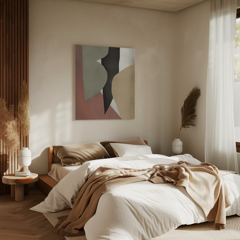 Tropische abstrakte Formen | Leinwand