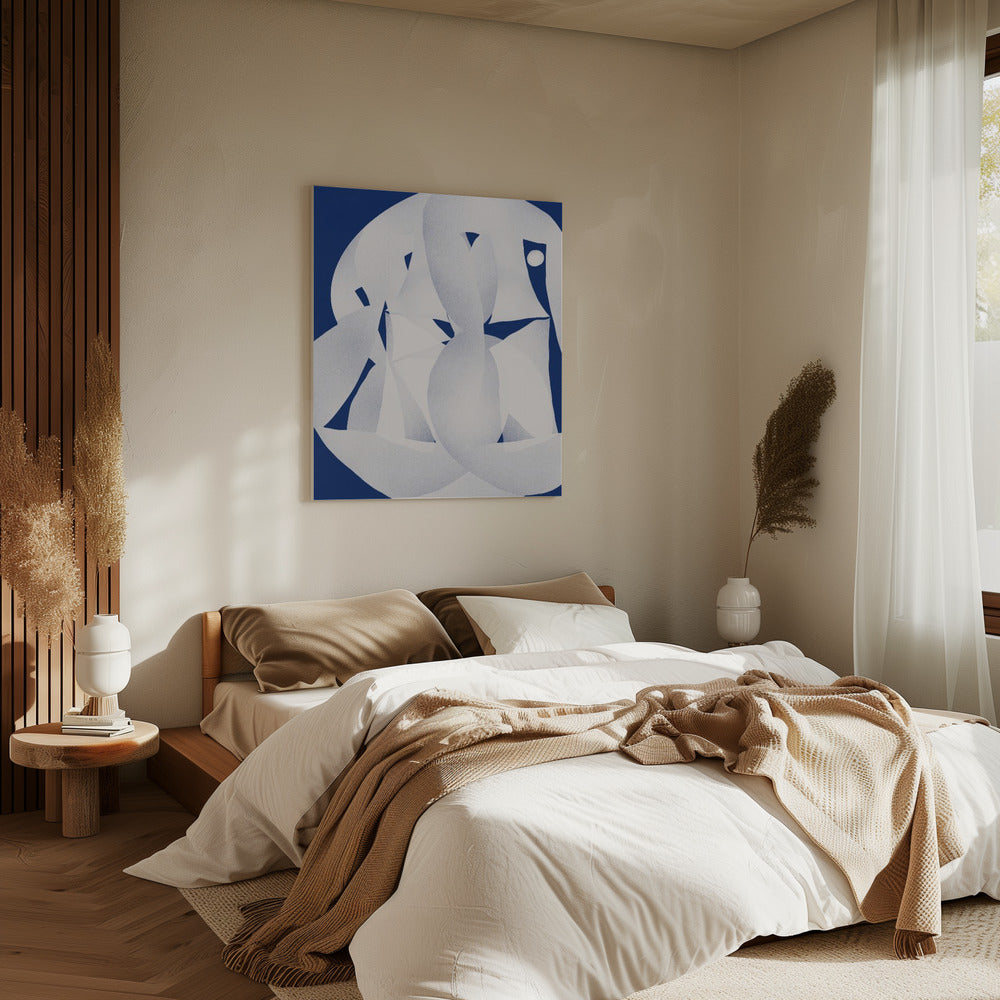 Papierskulptur Abstrakt | Leinwand