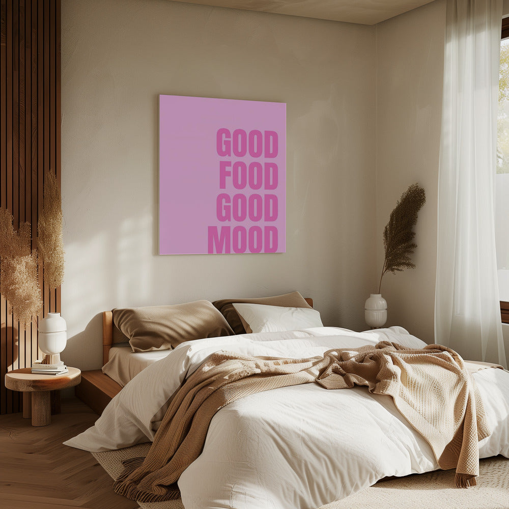 Nur positive Vibes | Leinwand