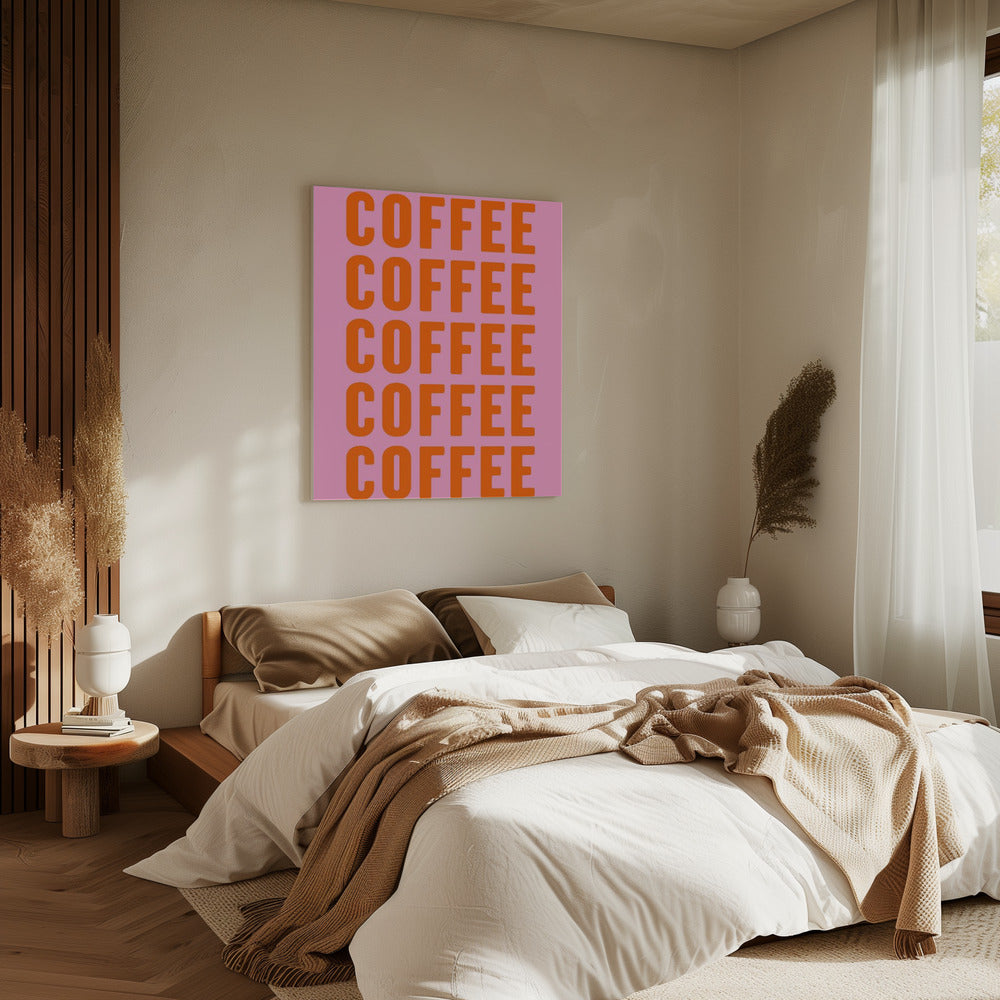 Buzz für Kaffee | Leinwand