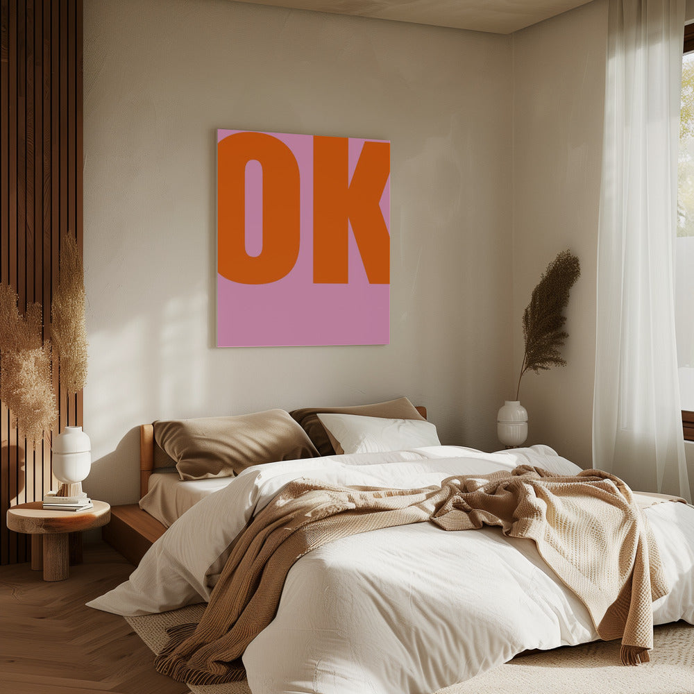 Kräftiges Pink-Statement | Leinwand