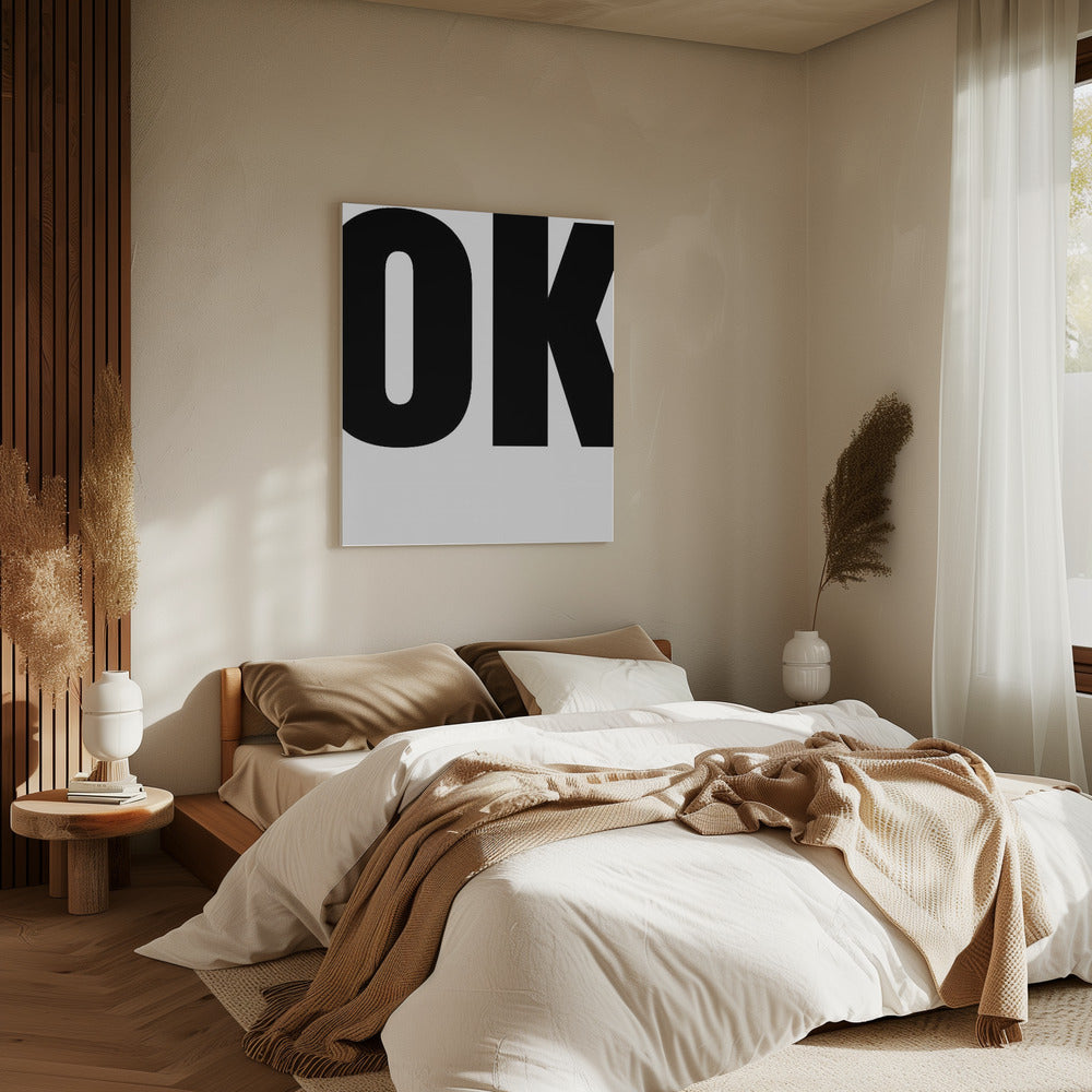 Fettgedrucktes Typografie-Statement | Leinwand