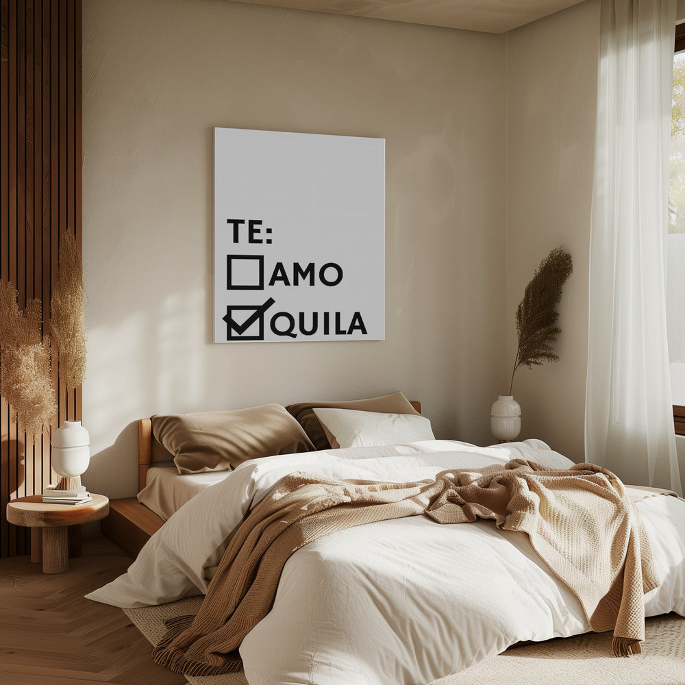 Tequila Love Choice | Leinwand