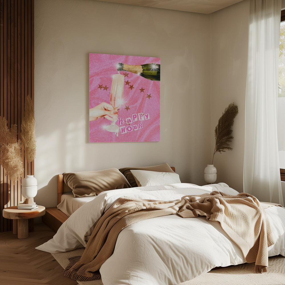 Sprudelnde Feier | Leinwand