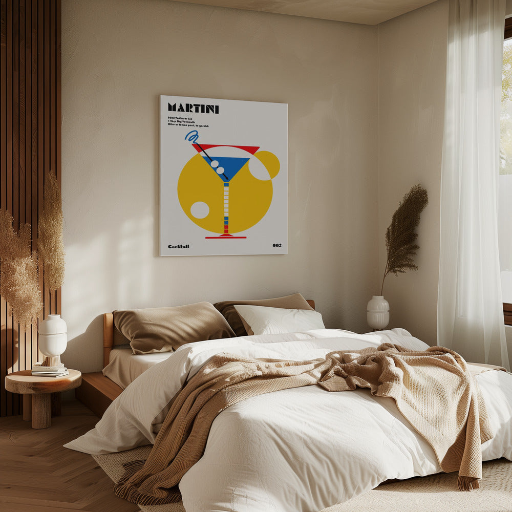 Martini Bauhaus Cocktail | Leinwand