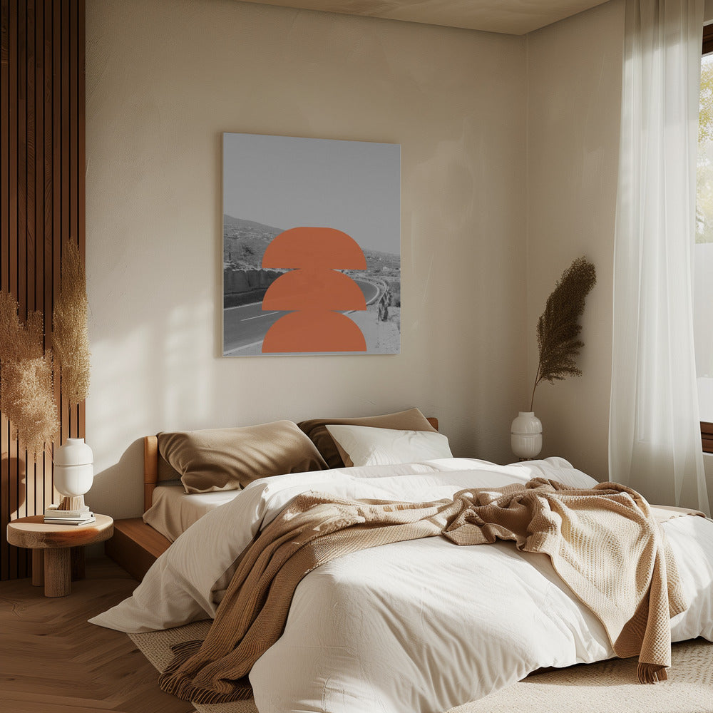 Orange Horizonte | Leinwand