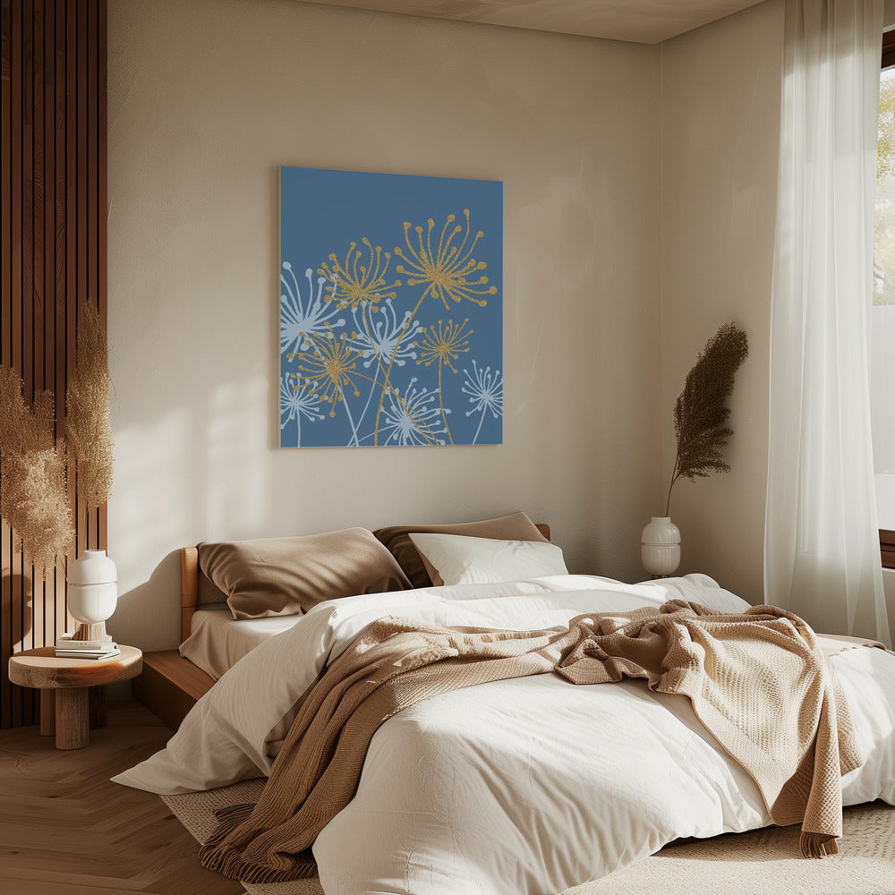 Feuerwerk Botanisch | Leinwand