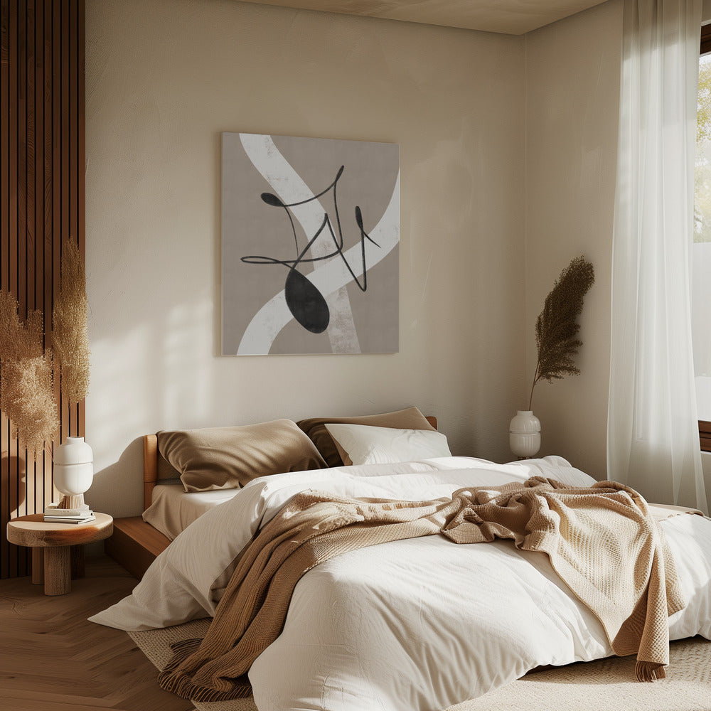 Beige abstract No.2 | Canvas