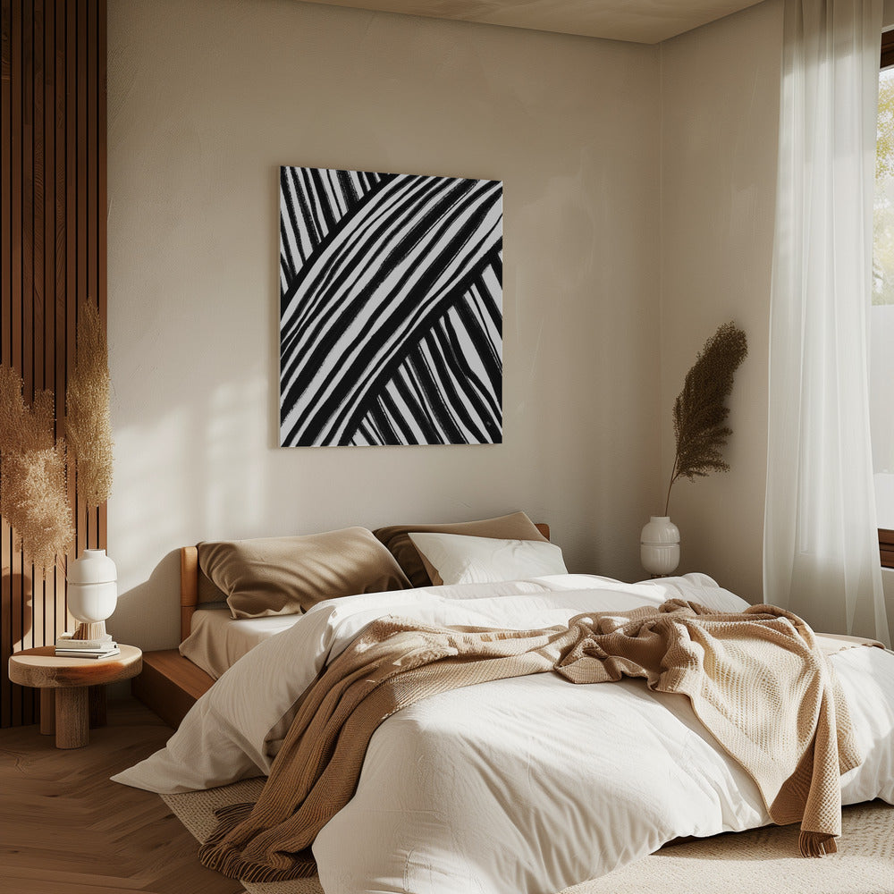 Zebras Weg | Leinwand