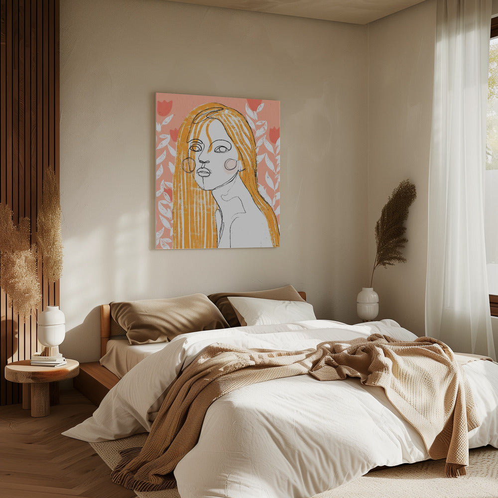Floraler Blick | Leinwand