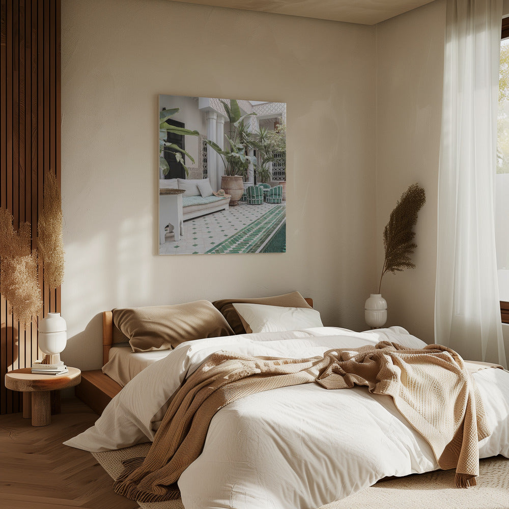Marrakesch Oase | Leinwand