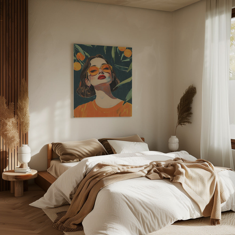 Goldener Blick | Leinwand