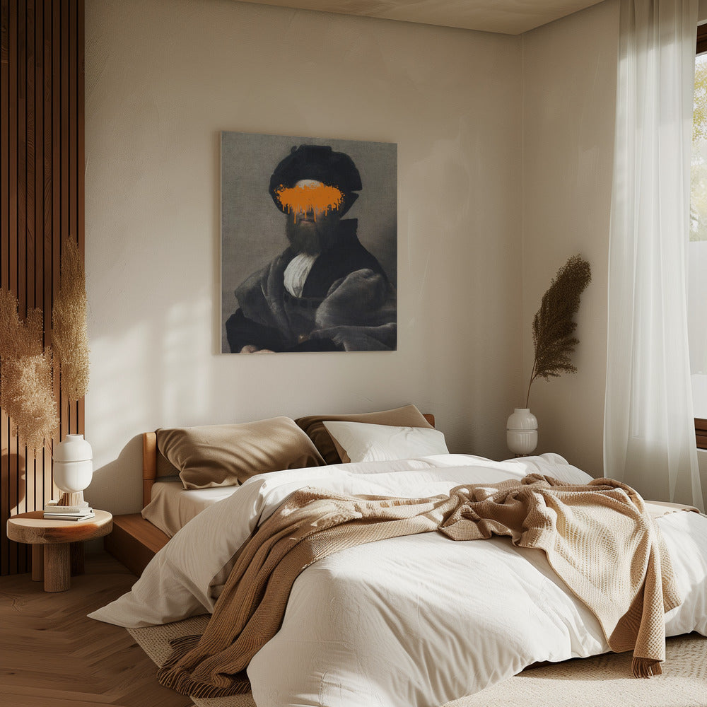 Orange Vandal Splash | Leinwand