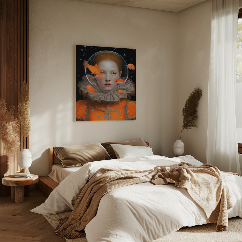 Die Prinzessin der Tiefsee | Leinwand