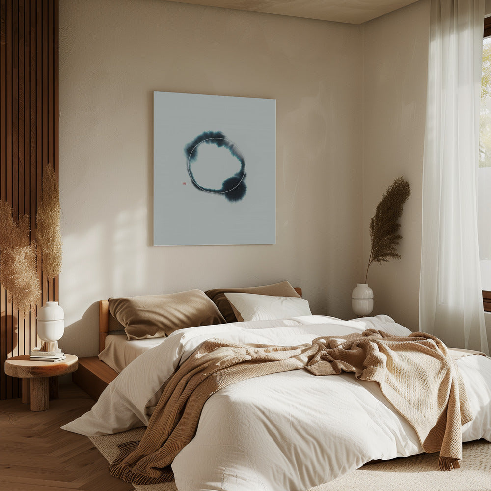 Kreis Nr. 2 | Blau | Leinwand