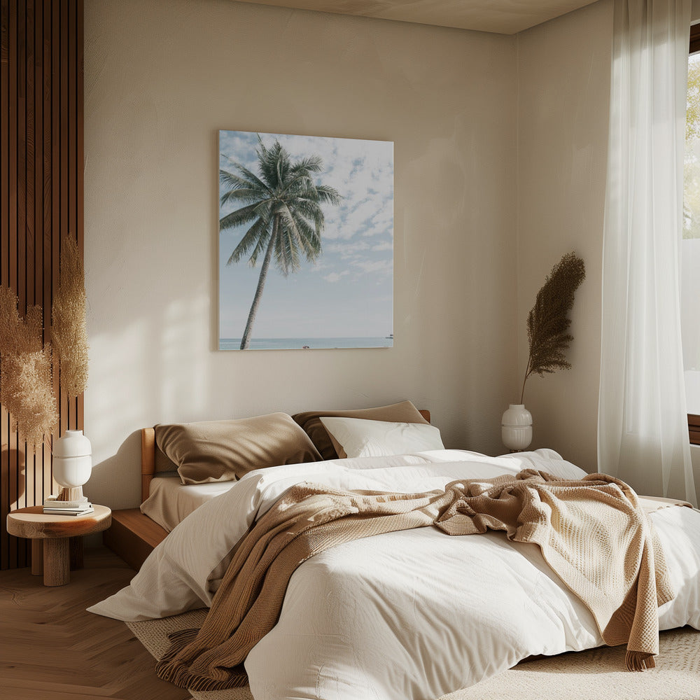 Palme am Strand 2 | Leinwand