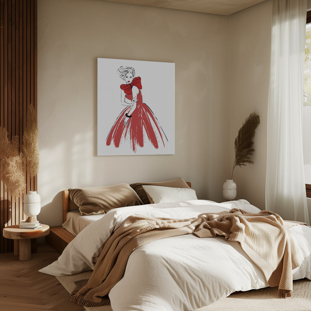 Red Lady | Canvas