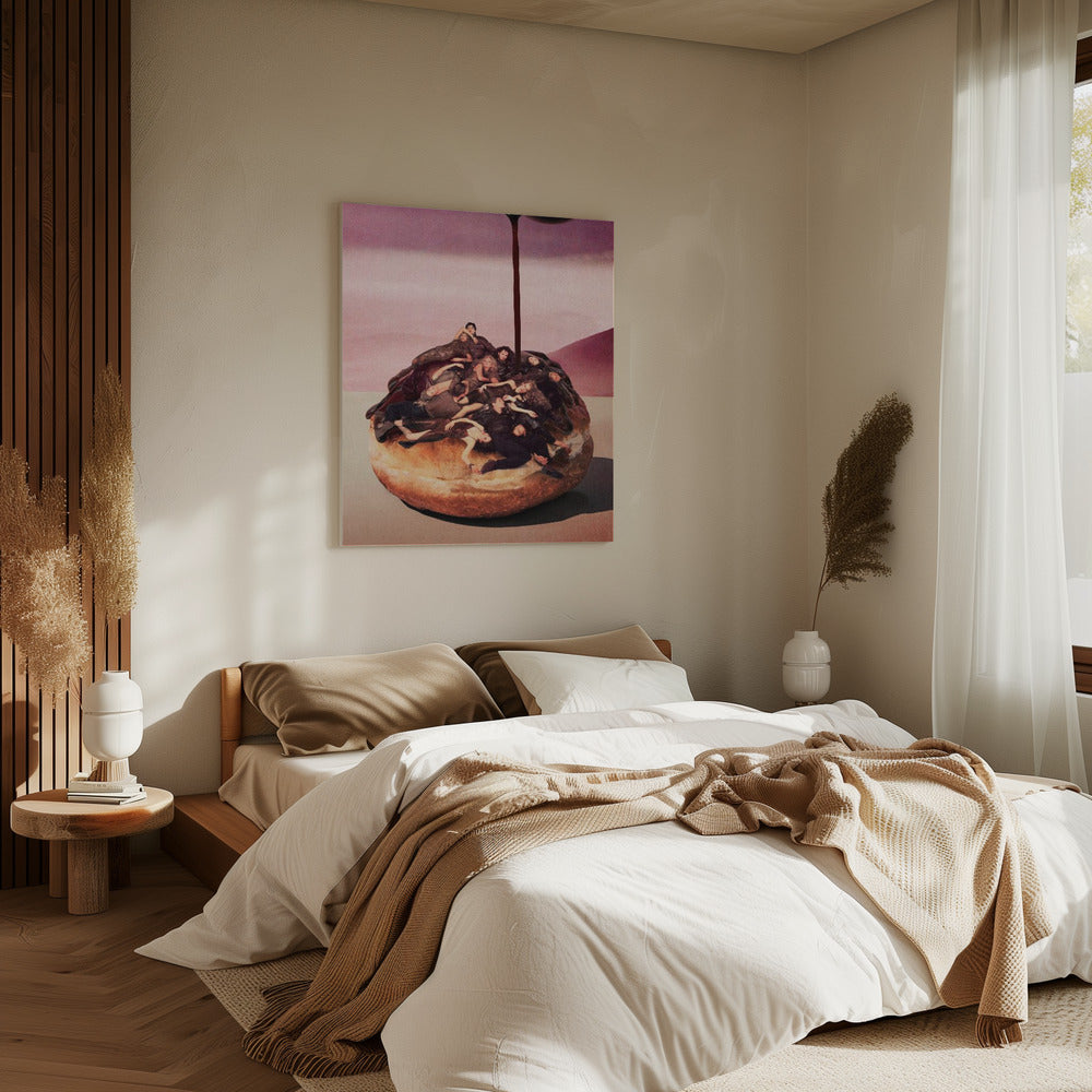 Surrealer dekadenter Donut | Leinwand