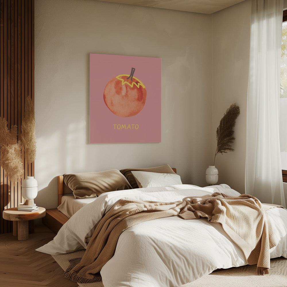 Tomate in Pink | Leinwand