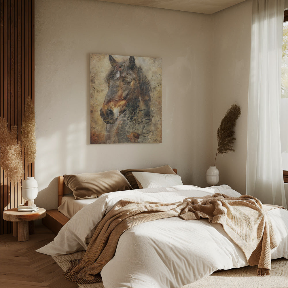 Horse Illustration 09 | Canvas