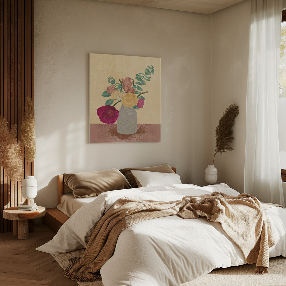 Arrangierte Blumen | Leinwand