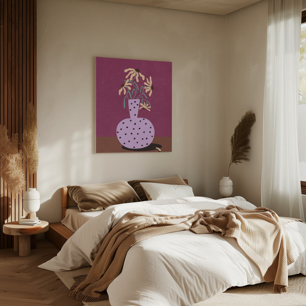 Blumen in Vase | Leinwand