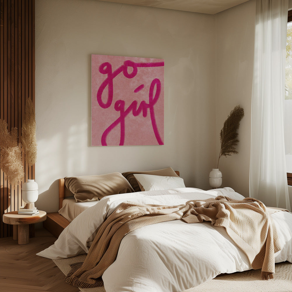 Geh, Mädchen | Leinwand