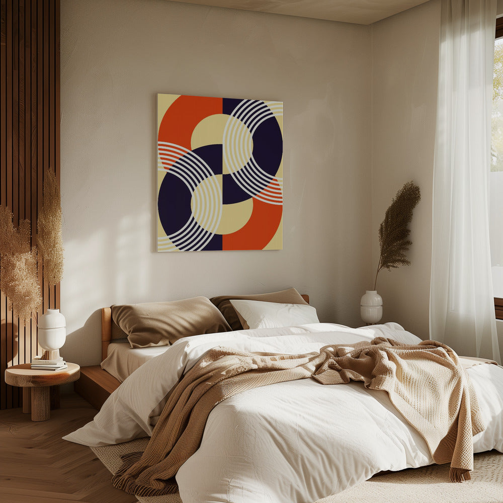 Verwobene Kreise | Leinwand
