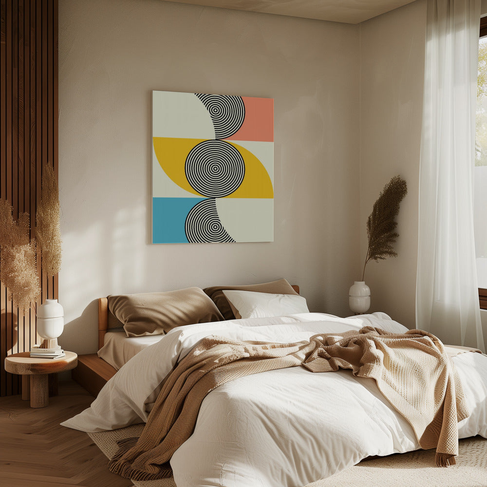 Kreise in Harmonie | Leinwand
