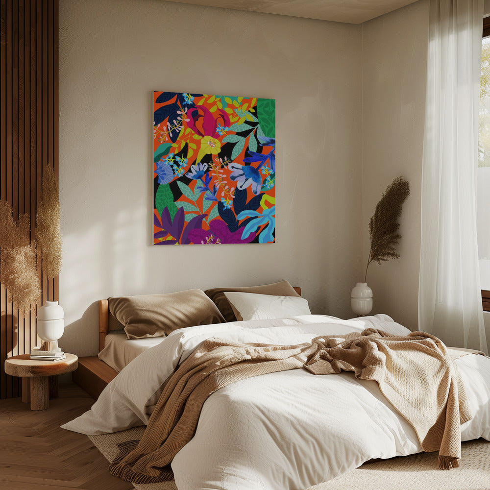 9933x14043 Din 131 Abstract Floral | Canvas
