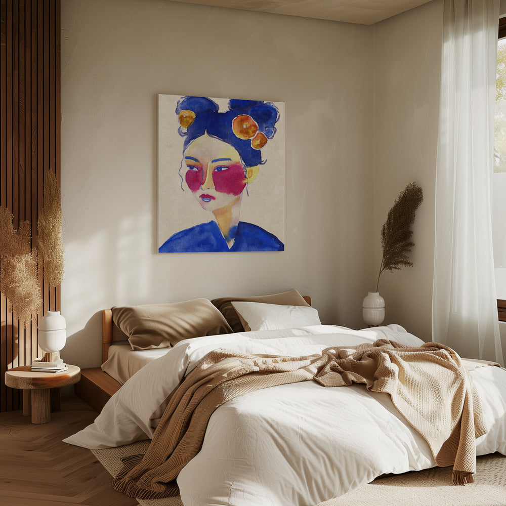 Asiatisches Mädchen | Leinwand