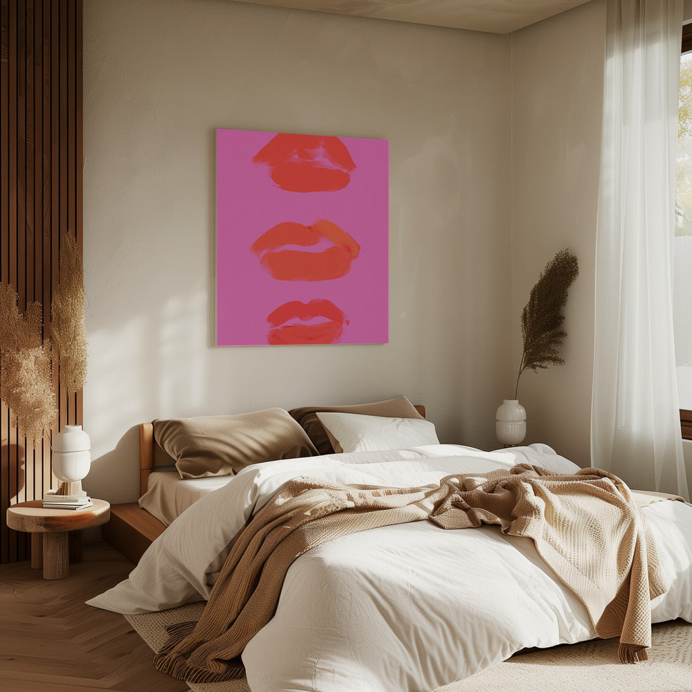Neon Pout Serie | Leinwand