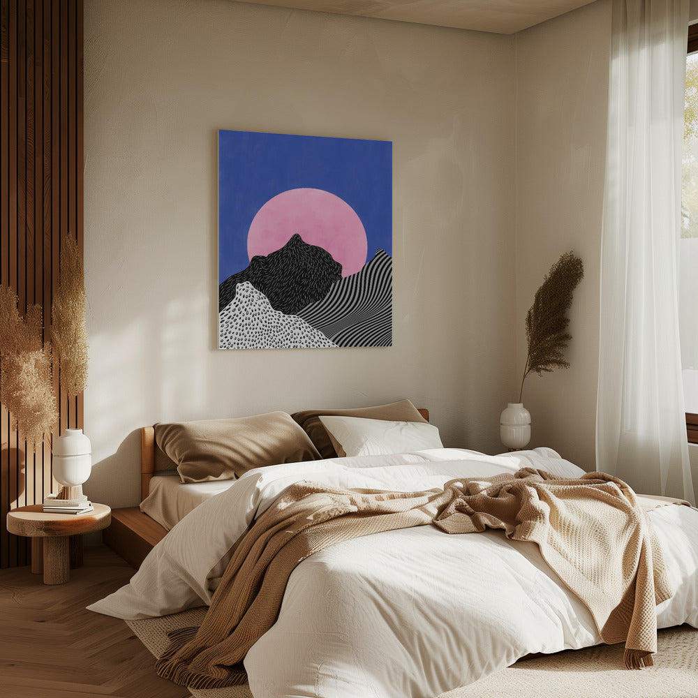 Surreale Gipfelansicht | Leinwand