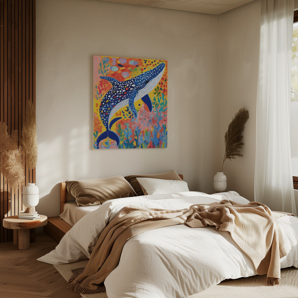Gefleckter Wal | Leinwand