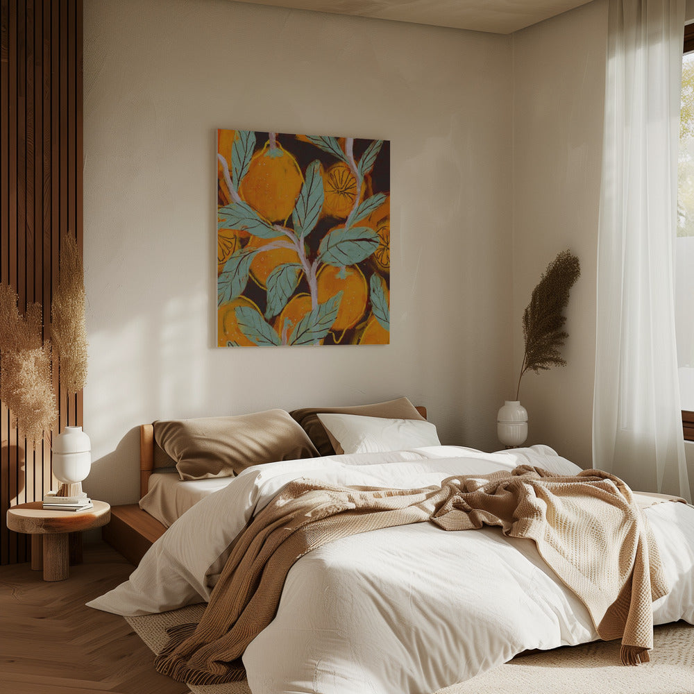 Orange Orchard Vibes | Leinwand