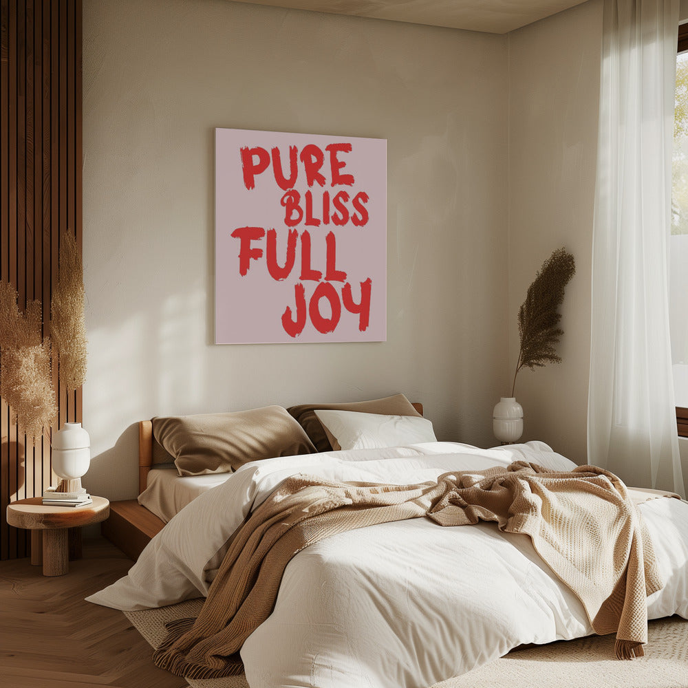 Pure Glückseligkeit, volle Freude | Leinwand