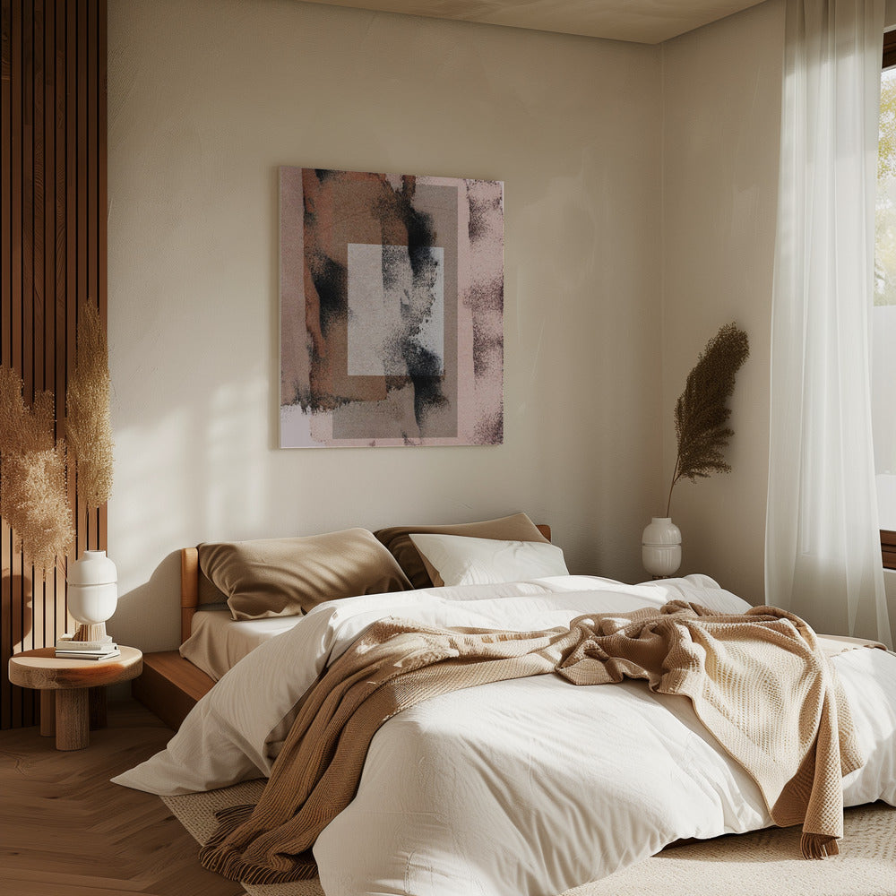 Abstrakte Pinselstriche 17y | Leinwand