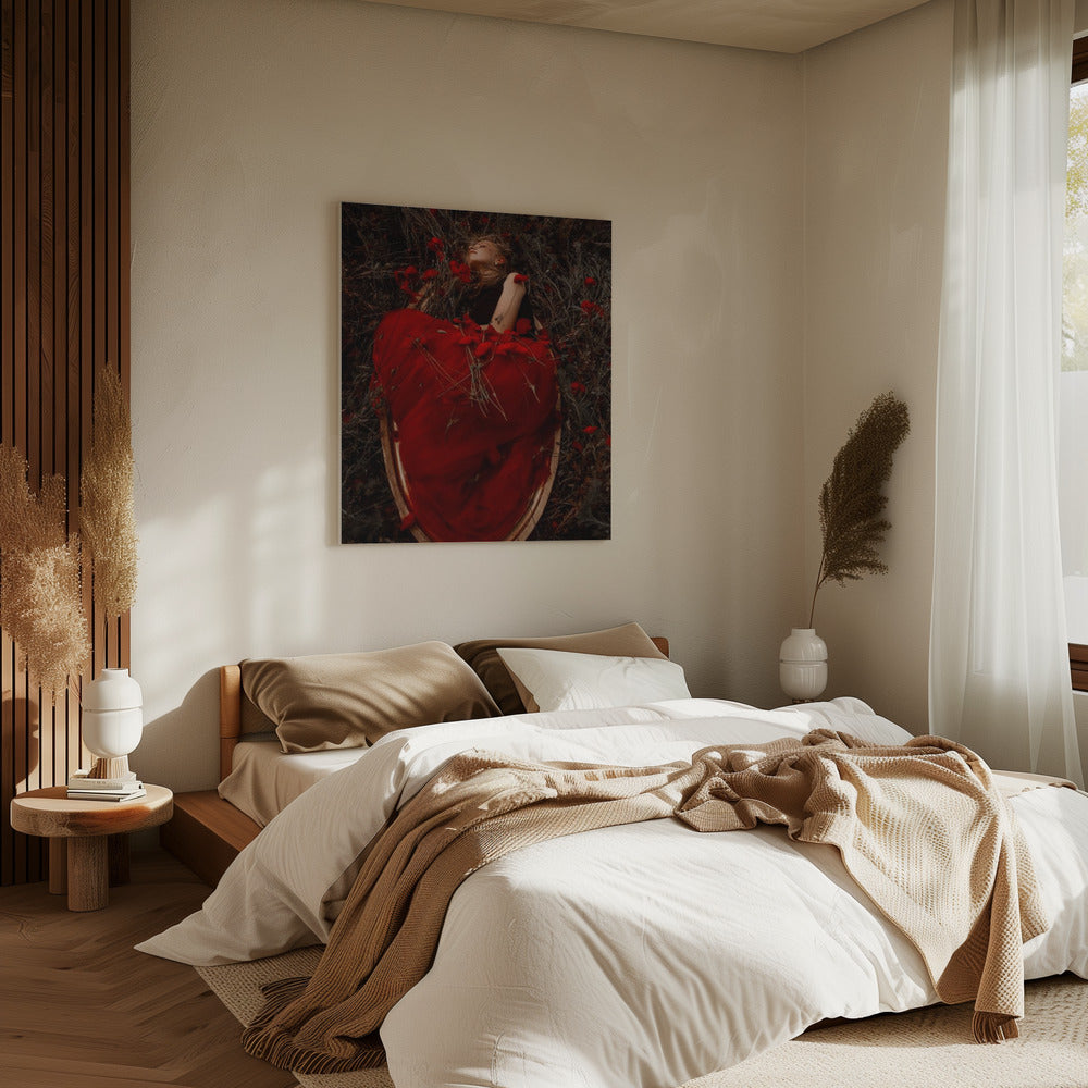 Framed in poppies | Canvas