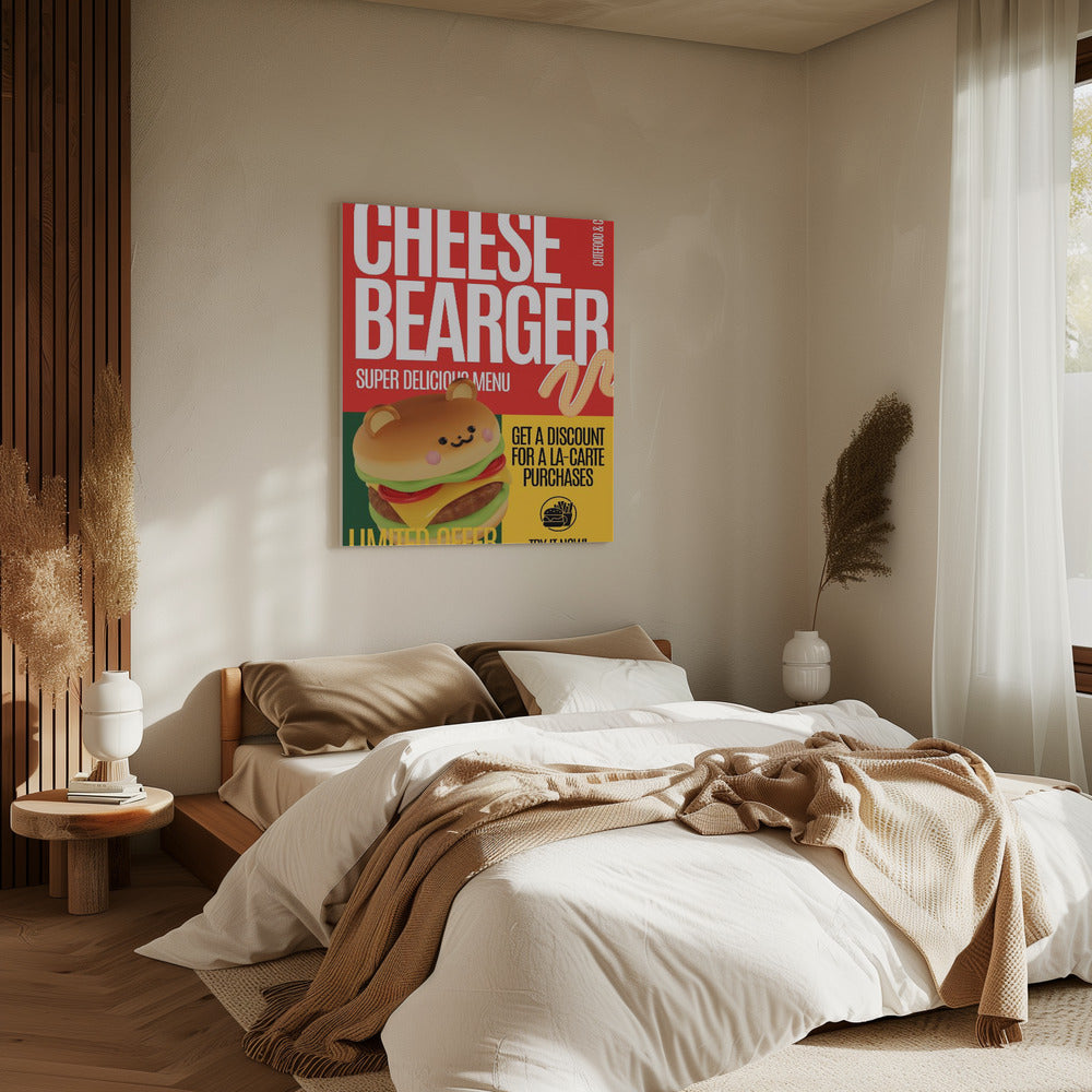 Cheeseburger Angebot | Leinwand