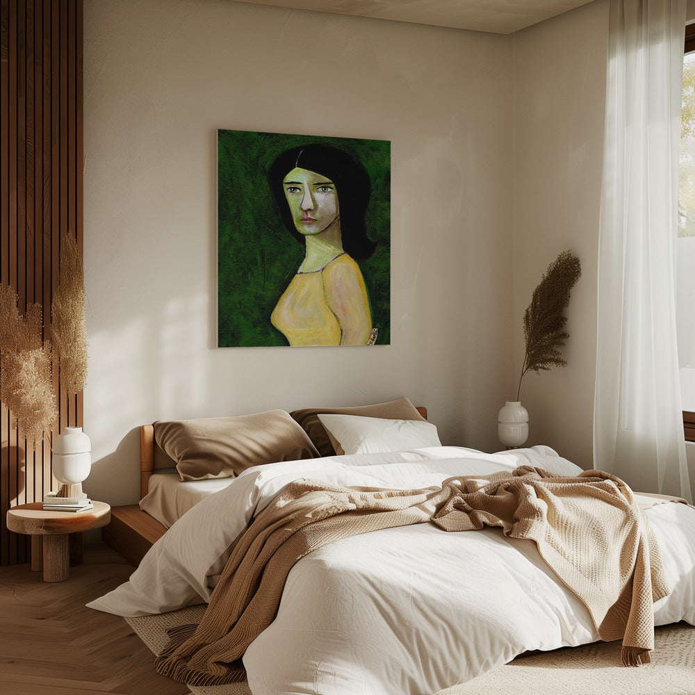 60er Jahre Frau | Leinwand