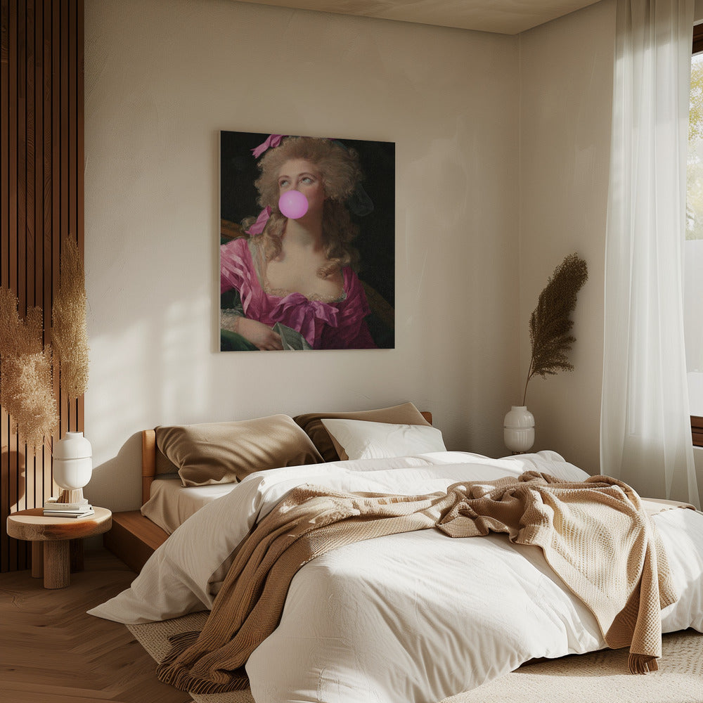 Bubblegummadame Pink Kopie 2 | Leinwand