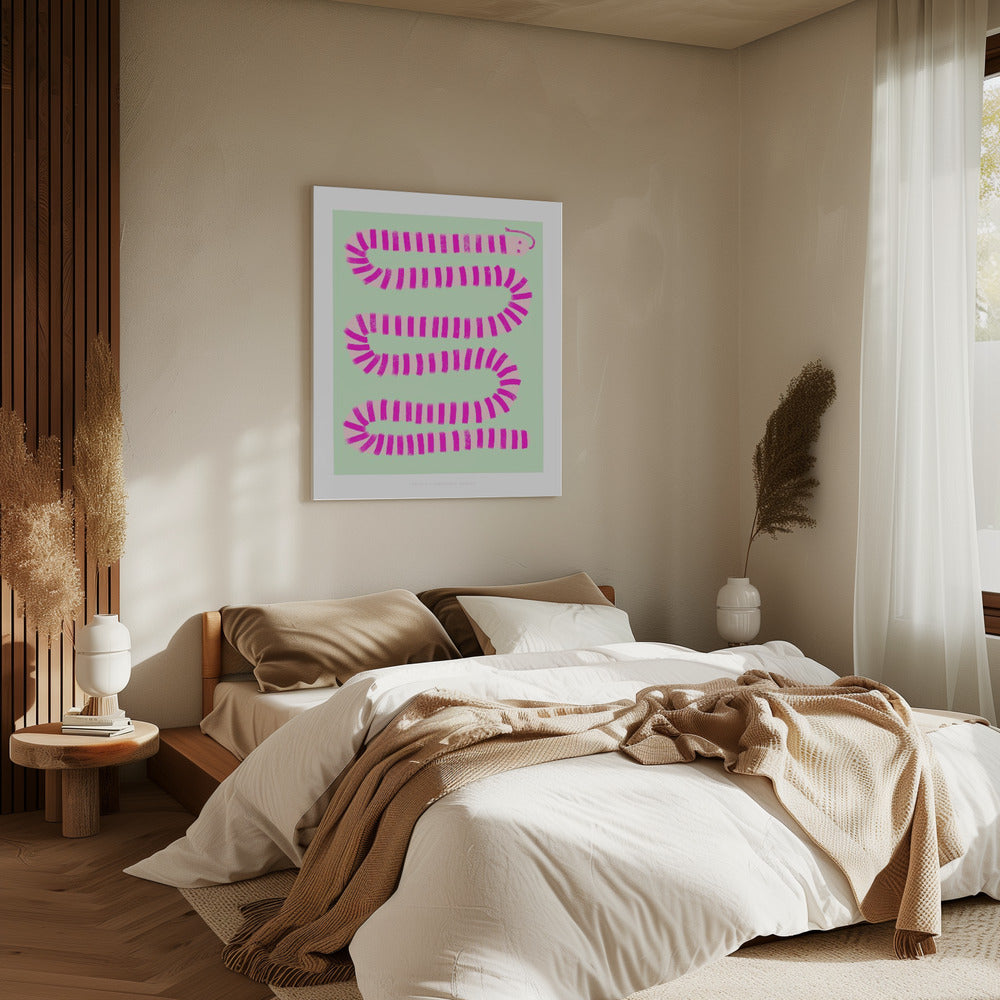 Pandc Pinksnake Kopie | Leinwand
