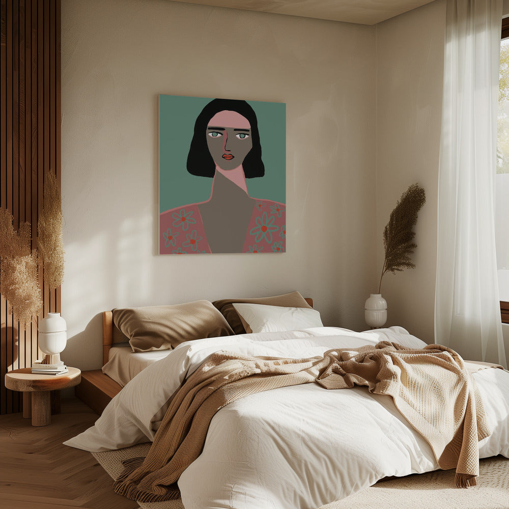 Edle Dame | Leinwand