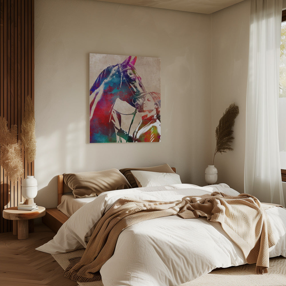 Sportkunst für Reiter | Leinwand